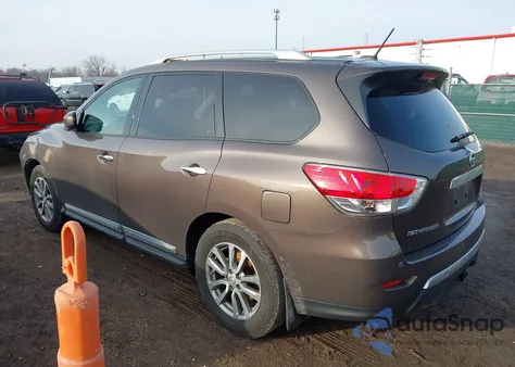 2015 Nissan Pathfinder Sl from USA, damaged, VIN 5N1AR2MM7FC694496